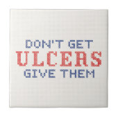 Nicht Geschwüre bekommen Fliese (Vorderseite)