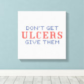 Nicht Geschwüre bekommen Leinwanddruck (Insitu (Holzboden))