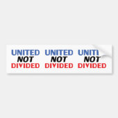 Nicht geteilt - rot, weiß, blau autoaufkleber (Vorne)