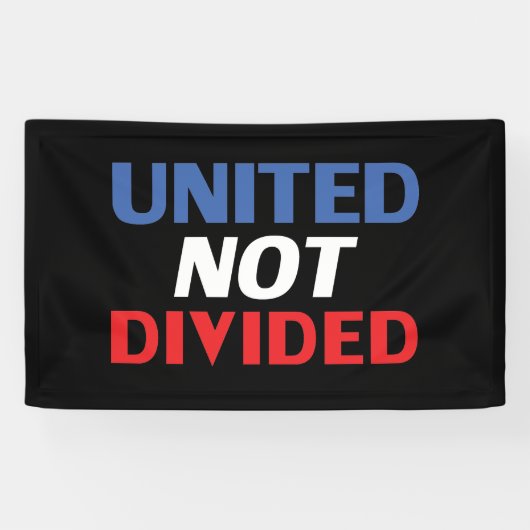 Nicht geteilt - rot, weiß, blau, schwarz banner (Horizontal)
