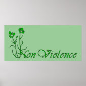 Nicht Gewalt Poster (Vorne)