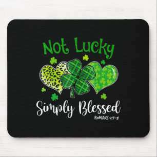 Nicht Glücklich Einfach Gesegnet Christlicher Sham Mousepad