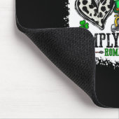 Nicht Glücklich Einfach Gesegnet Kreuz Christlich Mousepad (Ecke)