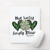 Nicht glücklich, einfach gesegnet Lucky Charm St P Mousepad (Mit Mouse)