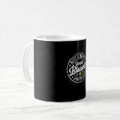 Nicht glücklich einfach gesegnet St Patricks Day F Kaffeetasse (Vorderseite Links)