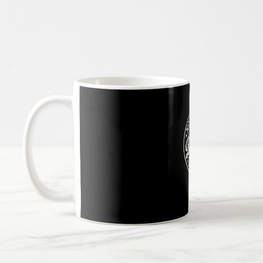 Nicht glücklich einfach gesegnet St Patricks Day F Kaffeetasse (Links)