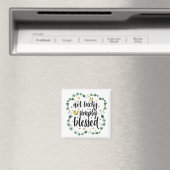 Nicht glücklich, einfach gesegnet St Patrick's Day Magnet (In Situ (Geschirrspüler))