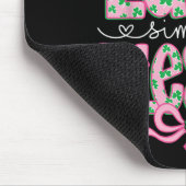 Nicht glücklich, einfach gesegnet St Patricks Day Mousepad (Ecke)