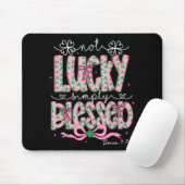 Nicht glücklich, einfach gesegnet St Patricks Day Mousepad (Mit Mouse)