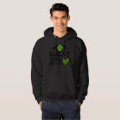 Nicht glücklich, einfach gesegnet St Patricku2019 Hoodie (Vorne ganz)