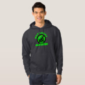 Nicht glücklich - gesegnet! hoodie (Vorne ganz)