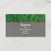 NICHT GLÜCKLICH MIT IHNEN RASEN - VISITENKARTE (Rückseite)