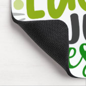 Nicht glücklich, nur gesegnet QUOTE Mousepad (Ecke)