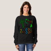 Nicht glücklich, nur gesegnet, St. Patrick's Day C Sweatshirt (Vorne ganz)