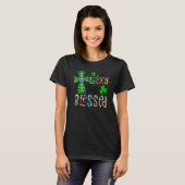 Nicht glücklich, nur gesegnet, St. Patrick's Day C T-Shirt (Vorne ganz)