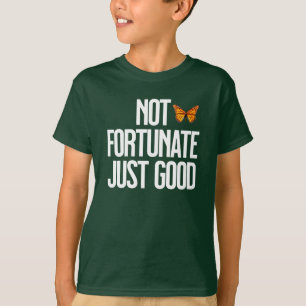 Nicht Glücklich, Nur Gut Monarch Schmetterling Zit T-Shirt