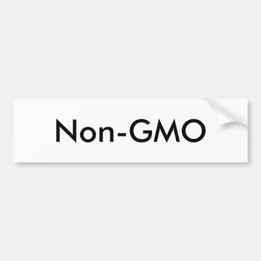 Nicht-GMO Autoaufkleber (Vorne)