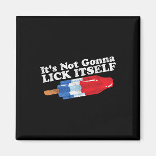 Nicht Gonna Lick sich selbst Funny Popsikel 4. Jul Magnet