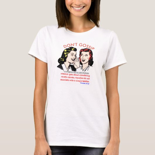 NICHT GOSSIP T-Shirt (Vorderseite)