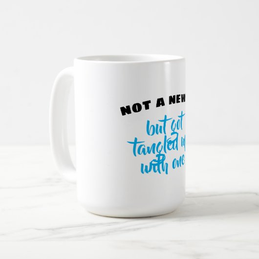 Nicht got ein Newfie aber oben verwirrt mit einem Kaffeetasse (Vorderseite Links)