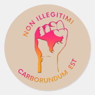 NICHT (Gradient) Runder Aufkleber