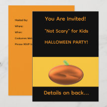 "Nicht gruselig" für Kinder HALLOWEEEN PARTY Einla