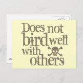 Nicht gut für andere postkarte (Vorne/Hinten)