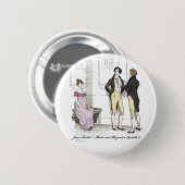 Nicht gut genug, Jane Austen Pride & Prejudice Button (Vorne & Hinten)