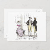 Nicht gut genug, Jane Austen Pride & Prejudice Postkarte (Vorne/Hinten)