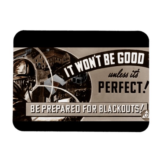 Nicht gut, wenn nicht perfekt magnet (Horizontal)