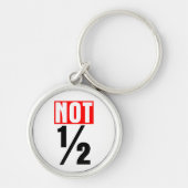 Nicht halb schlüsselanhänger (Vorne)