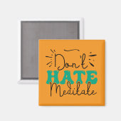 Nicht Hass-Message-Design Magnet (Vorderseite/Rückseite)