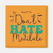 Nicht Hass-Message-Design Magnet (Vorne)