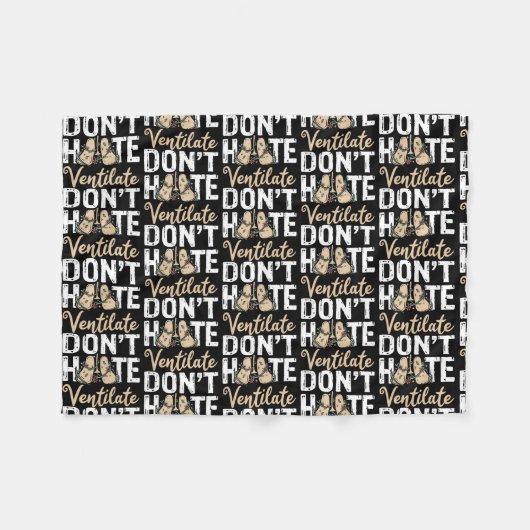 Nicht hassen Atemlufttherapie Fleecedecke (Vorderseite (Horizontal))