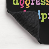 Nicht herrisch, sondern aggressiv hilfsbereit mousepad (Ecke)