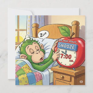 Nicht heute, Alarm - Schlaflosigkeit im Affenmodus Einladung