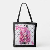 Nicht heute _ Brustkrebs Tasche (Rückseite)