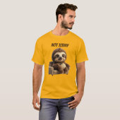Nicht heute, chillige Faultier T-Shirt (Vorne ganz)