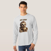 Nicht heute, chillige Faultier T-Shirt (Vorne ganz)