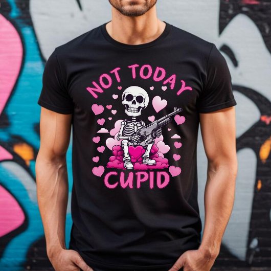 Nicht heute Cupid Anti-Valentine-T - Shirt