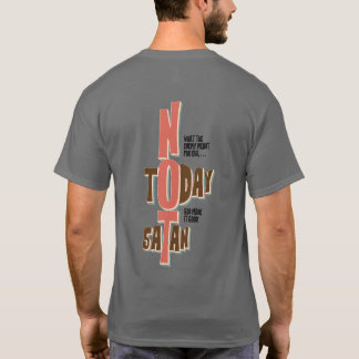 Nicht heute der Satan Faith Christlich T-Shirt