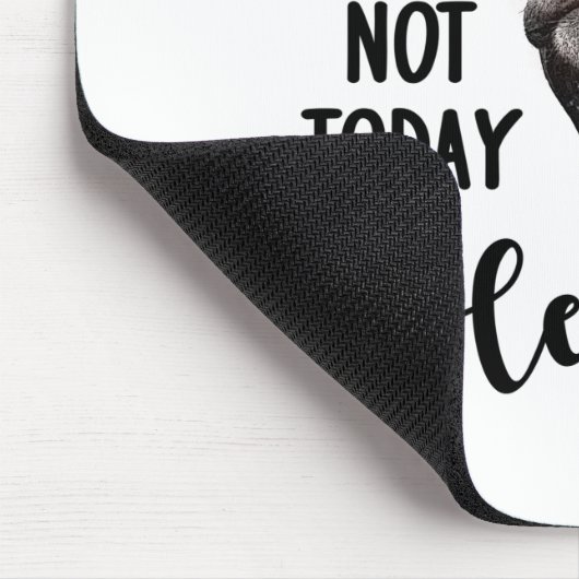 nicht heute Färse Mousepad (Ecke)