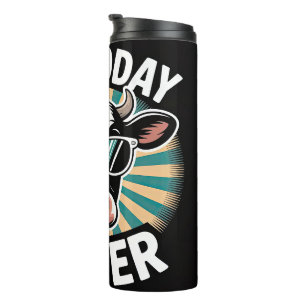 Nicht heute Färse Thermosbecher