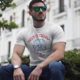 Nicht heute, Faschist - Geometrisches AdlerShirt Tri-Blend Shirt