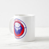 Nicht heute faschistisch - Patriotische Adler Klas Kaffeetasse (Vorderseite Links)