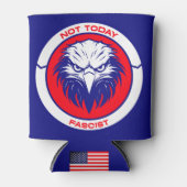 Nicht heute faschistisch - Patriotischer Adler kan Dosenkühler (Vorderseite)