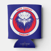 Nicht heute faschistisch - Patriotischer Adler kan Dosenkühler (Rückseite)