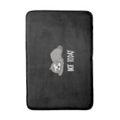 Nicht heute Funny Sloth Animal Lazy Person Niedlic Badematte (Vorderseite Vertikal)