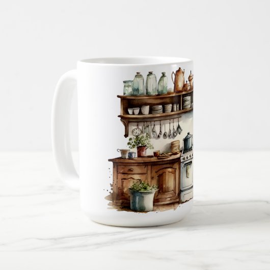 Nicht heute Gefühl Kaffeetasse (Vorderseite Links)