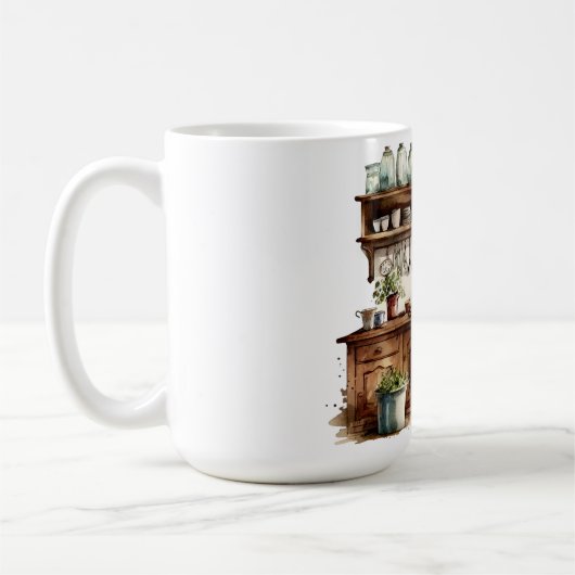 Nicht heute Gefühl Kaffeetasse (Links)